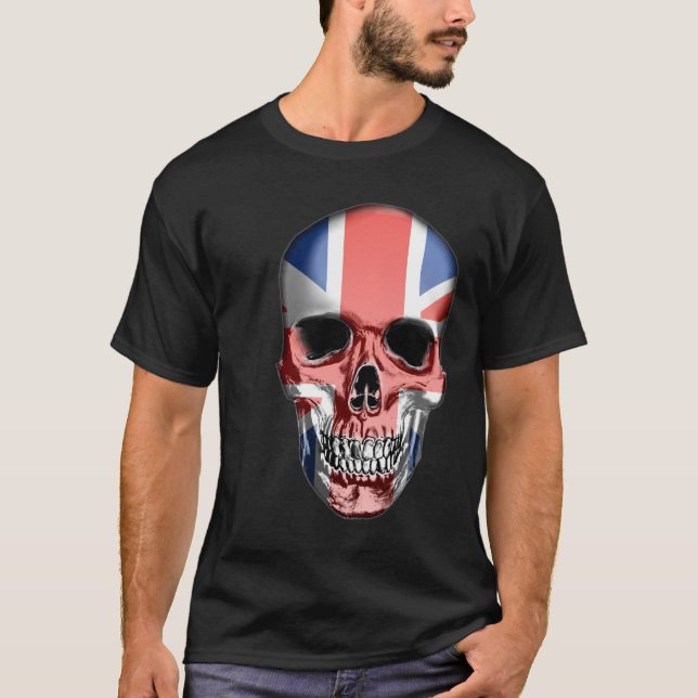 Britischer Schädel T-Shirt (Vorderseite)