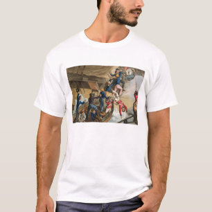 Britischer Seemann-Boarding ein Mann des Krieges, T-Shirt