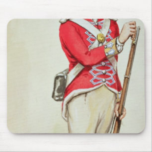 Britischer Soldat in napoleonische Zeiten Mousepad