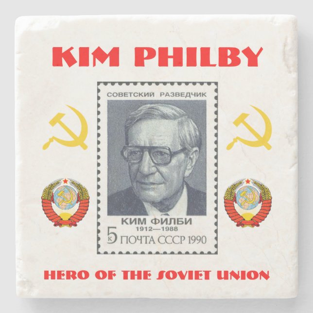 Britischer Spy Kim Philby, Hero der sowjetischen G Steinuntersetzer (Vorderseite)