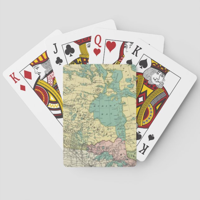 Britisches Amerika Spielkarten (Rückseite)