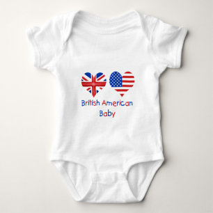Britisches amerikanisches Baby Strampler