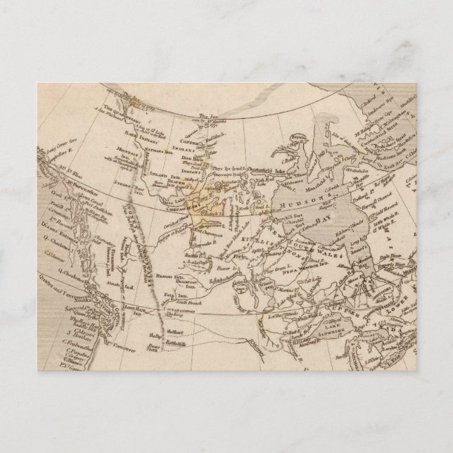 Britisches Eigentum in Amerika Postkarte (Vorderseite)