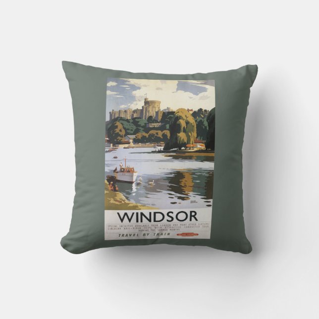 Britisches Eisenbahnen Windsor Kissen (Vorderseite)