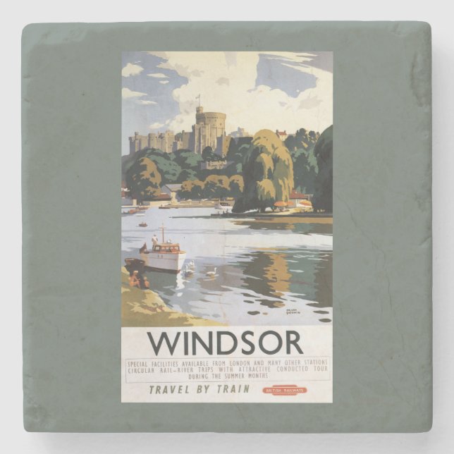 Britisches Eisenbahnen Windsor Steinuntersetzer (Vorderseite)