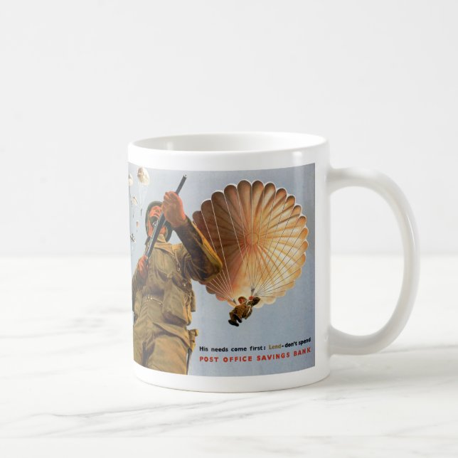 Britisches Fallschirmjäger ~ sein Bedarf kommen Kaffeetasse (Rechts)