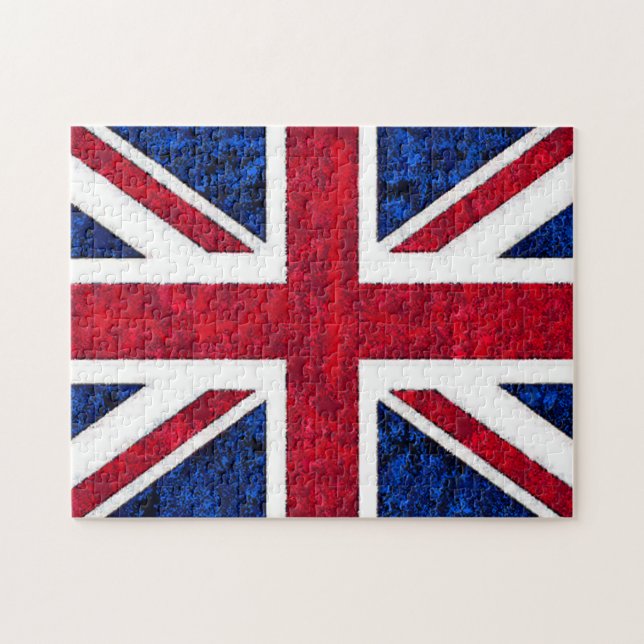 BRITISCHES FLAGGE Puzzlespiel (Horizontal)