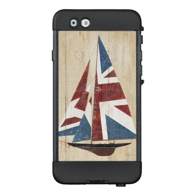 Britisches Flaggen-Segelboot LifeProof iPhone Hülle (Rückseite)