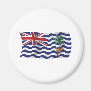 Britisches Flaggenmagnet für den Indischen Ozean Magnet