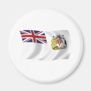 Britisches Flaggenmagnet für die Antarktis Magnet
