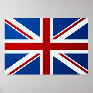 Britisches Flaggenplakat Poster