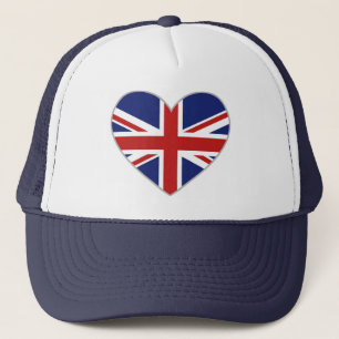Britisches Herz Truckerkappe