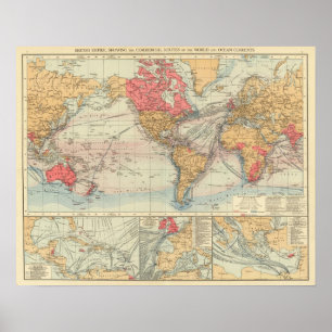 Britisches Imperium, Wege, Strom Poster