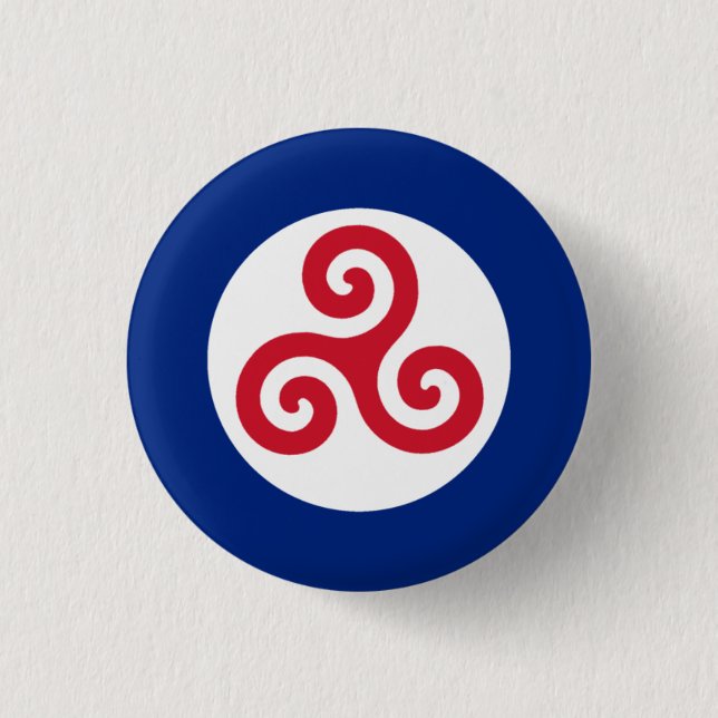 Britisches keltisches Abzeichen Button (Vorderseite)