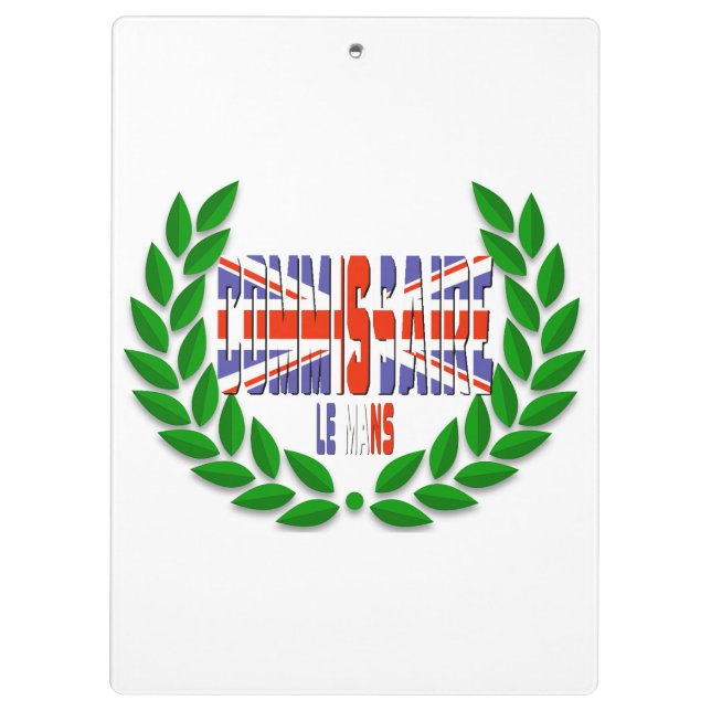 "BRITISCHES Klemmbrett LM" durch Commissaire (Rückseite)