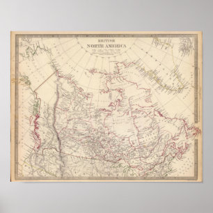 Britisches Nordamerika Poster