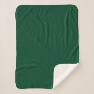 Britisches Renngrün (Vollfarbe) Sherpadecke