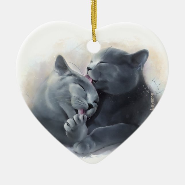 Britisches Shorthair Keramikornament (Vorne)
