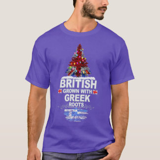 Britisches Wachstum mit griechischem Wurzelgeschen T-Shirt