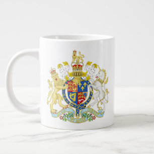 Britisches Wappen Jumbo-Tasse