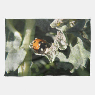 British 7 Spot Ladybug Serviette de cuisine