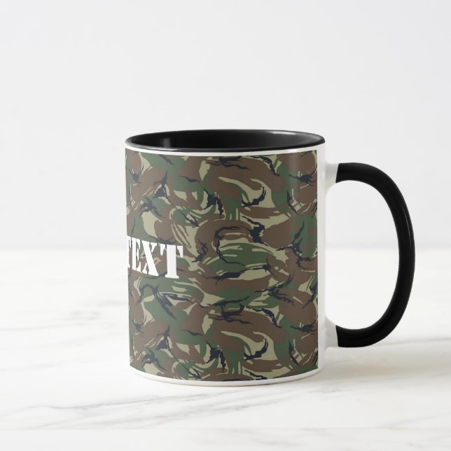 British 95 Forest Green Camouflage Tasse (Rechts)
