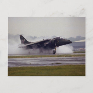 British Aerospace Harrier GR-7 von Wittering, Ess Postkarte