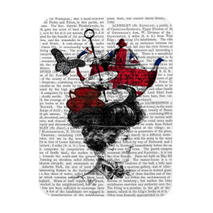 British Afternoon Tea Hat Magnet