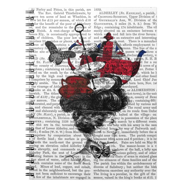 British Afternoon Tea Hat Notizblock (Vorderseite)