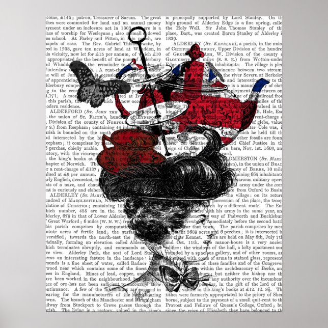 British Afternoon Tea Hat Poster (Vorne)