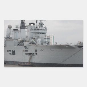 British Aircraft Carrier Rechteckiger Aufkleber