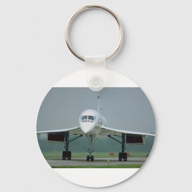 British Airways Concorde auf Taxifahrt Schlüsselanhänger (Vorderseite)