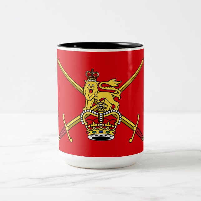 British Army (UK Military) Zweifarbige Tasse (Mittel)
