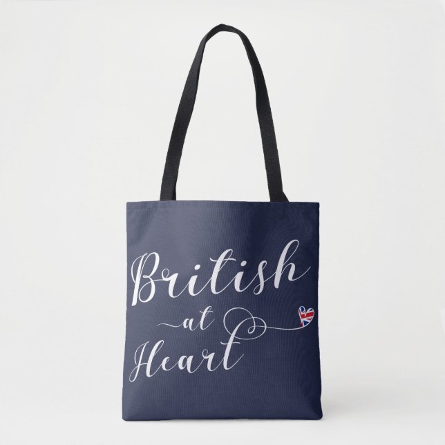 British At Heart Grocery Bag, Vereinigtes Königrei Tasche (Vorderseite)