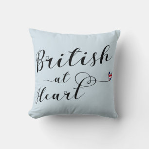 British At Heart Throw Cushion, Vereinigtes Königr Kissen