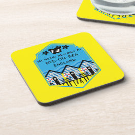 British Beach Hut Geschenke und Dekoration Getränkeuntersetzer