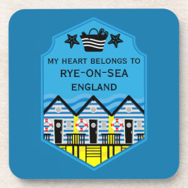 British Beach Hut Geschenke und Dekoration Getränkeuntersetzer