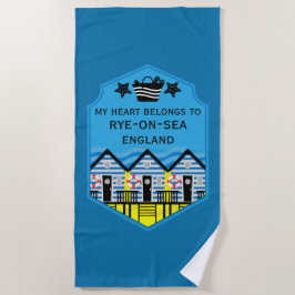 British Beach Hut Geschenke und Dekoration Strandtuch