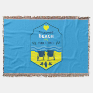 British Beach-Themed-Geschenk Decke