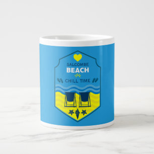 British Beach-Themed-Geschenk Jumbo-Tasse