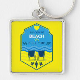 British Beach-Themed-Geschenk Schlüsselanhänger
