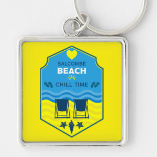 British Beach-Themed-Geschenk Schlüsselanhänger