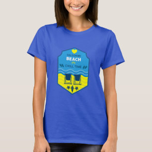 British Beach-Themed-Geschenk T-Shirt