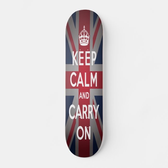 British Behalt Calm Carry British Comp Skateboard (Vorderseite)