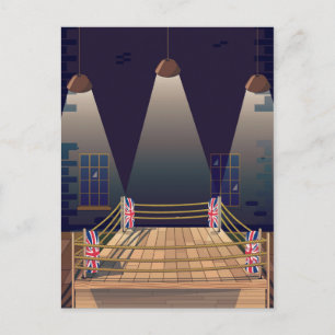 British Boxring Gym. Postkarte