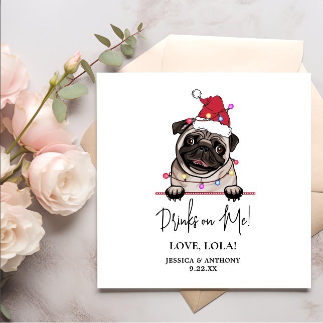 British Bull Dog Personalisiert Drinks Serviette (Von Creator hochgeladen)