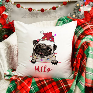 British Bull Dog Personalisiertes Weihnachtsgesche Kissen