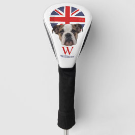 BRITISH BULLDOG Monogram Golf Head Cover Headcover