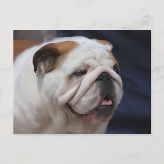 British Bulldog Postkarte (Vorderseite)