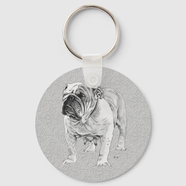 British Bulldog Schlüsselanhänger (Vorderseite)